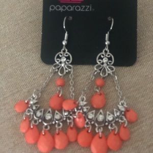New Paparazzi coral earrings